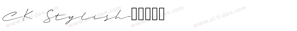 CK Stylish字体转换
